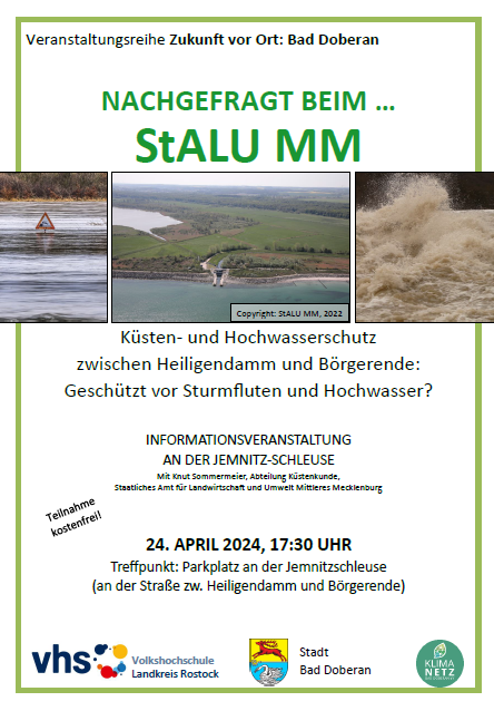 Küsten- und Hochwasserschutz  zwischen Heiligendamm und Börgerende: Geschützt vor Sturmfluten und Hochwasser?