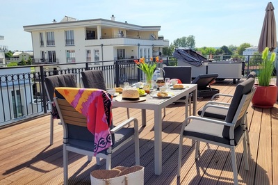 Ferienwohnung Villa Bernstein - Penthouse meerZEIT